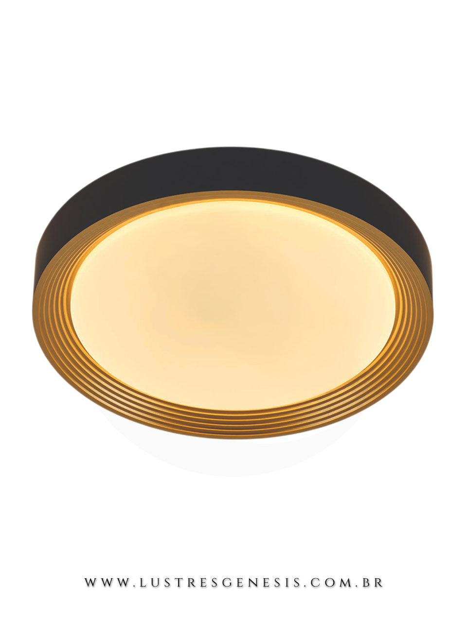 Lumin&aacute;ria Plafon LED 40cm com 3 Temperaturas de Cor